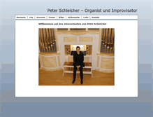 Tablet Screenshot of peterschleicher.de